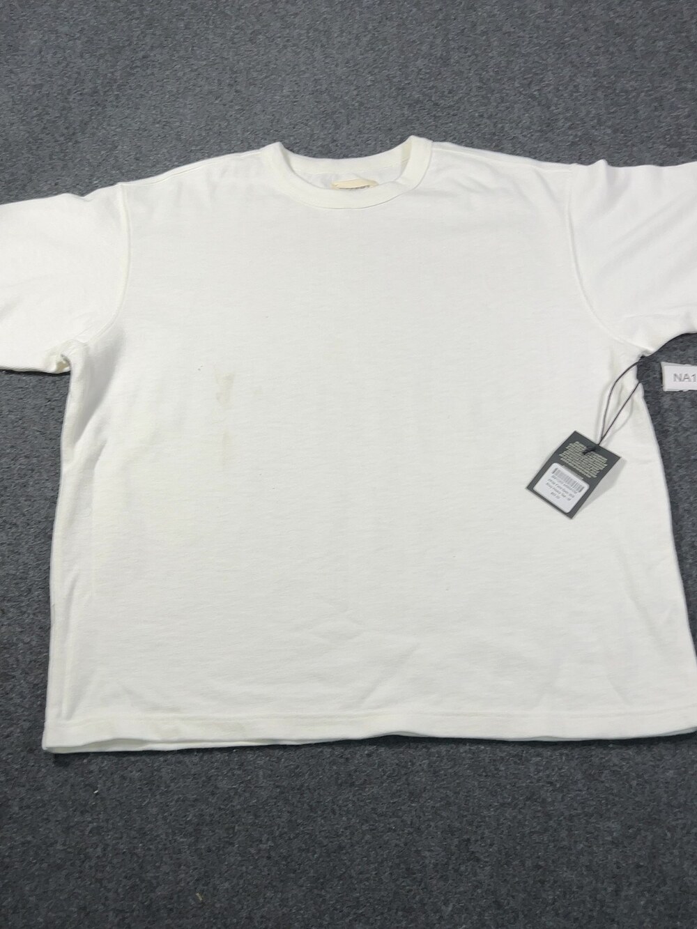 Buck Mason White Field-Spec 90S Boxy Heavy Tee Mens Medium NWI Msrp62 [NA10]